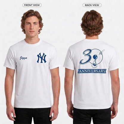 NYY Jay Z Edition Two Sides Printed T-Shirt