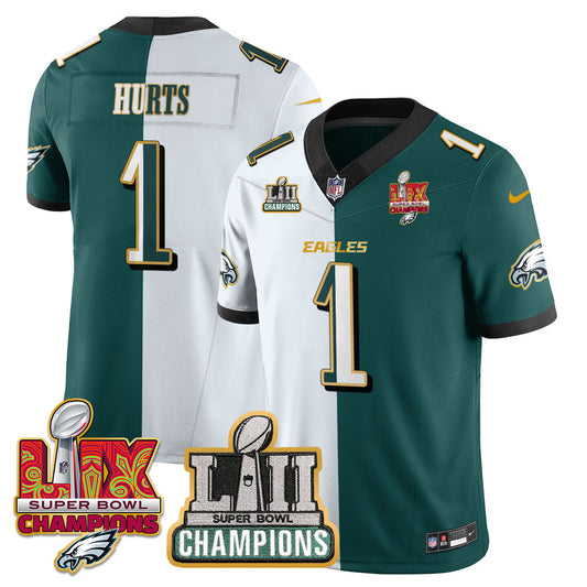 PHI LII-LIX Super Bowl Champions Vapor Limited Gold Jersey - Stitched