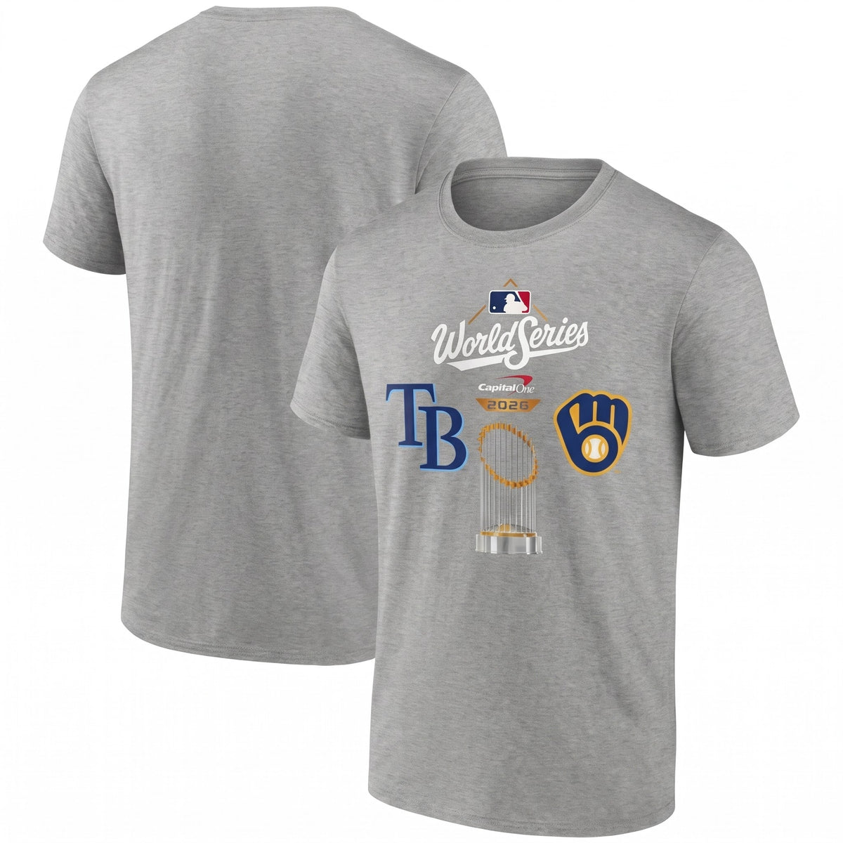 TB vs MIL World Series One Side T-Shirt - Printed