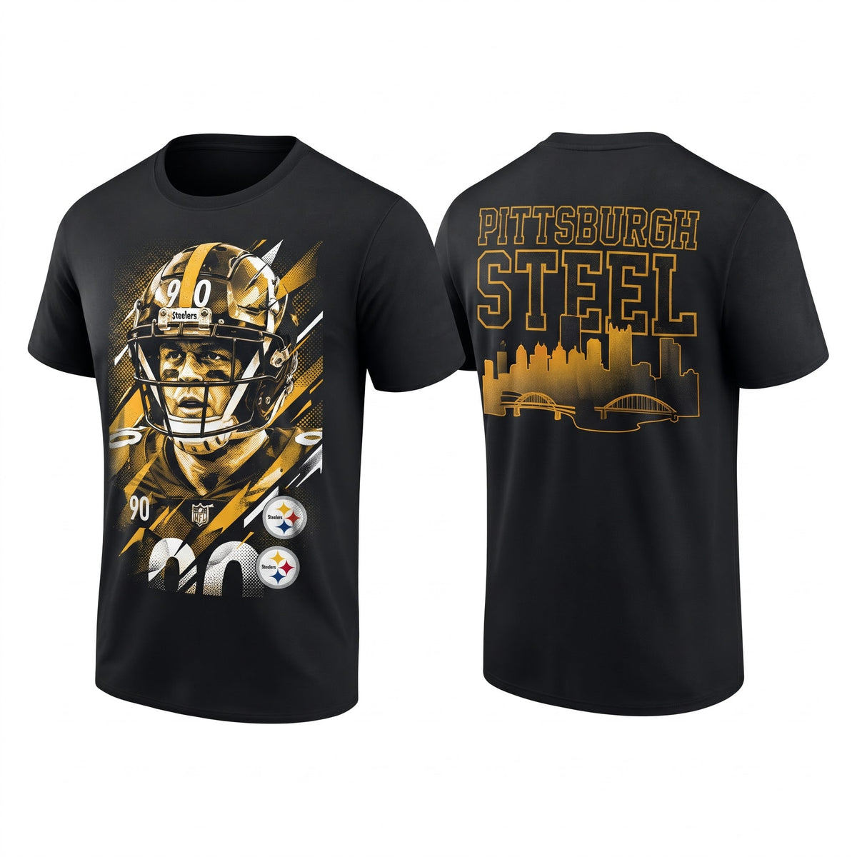 PIT TJ. Watt #90 Two Sides T-Shirt - Printed V3
