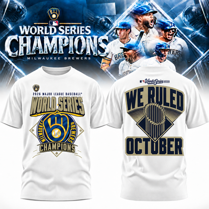 MIL World Series Champions Two Sides T-Shirt - Printed V14