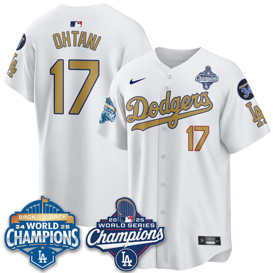 LAD 2025 World Series Champions Jersey - All Stitched N2
