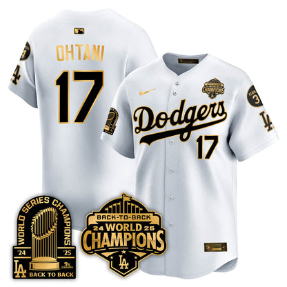 LAD 2025 World Series Champions Jersey - 9x Champs - All Stitched N2