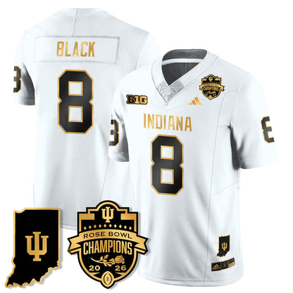 Indiana H Vapor Limited Football Gold Jersey - Rose Bowl Champions - All Stitched