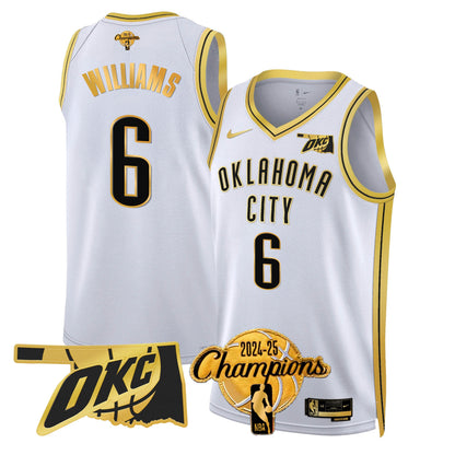 OKC 2024-25 Champions Jersey - All Stitched