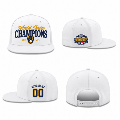 MIL 2026 World Series Champions Personalized Snapback Cap - Printed V6