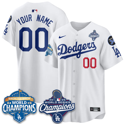 Custom LAD 2025 World Series Champions Jersey - All Stitched N2