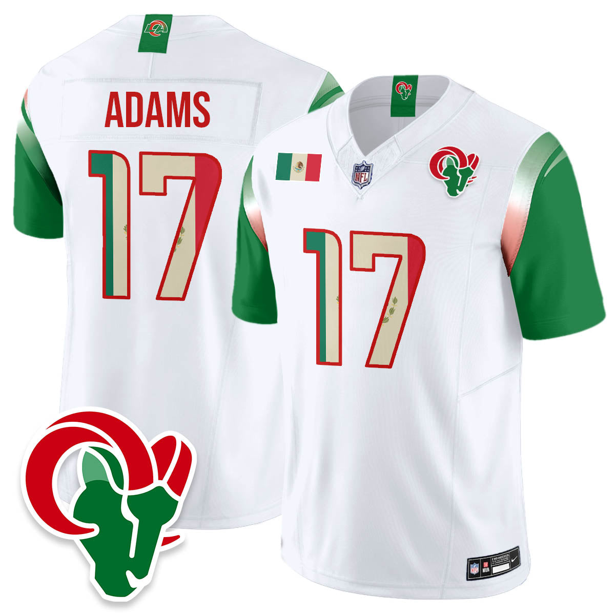 LAR Mexico Vapor Limited Jersey - All Stitched