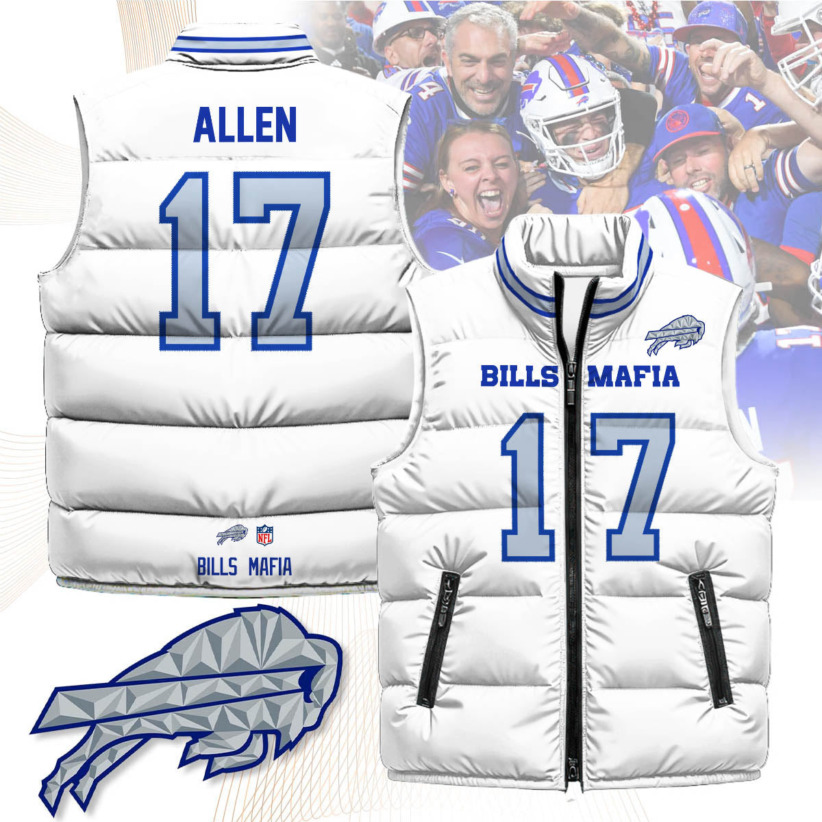 BUF Rivalry Series Puffer Vest