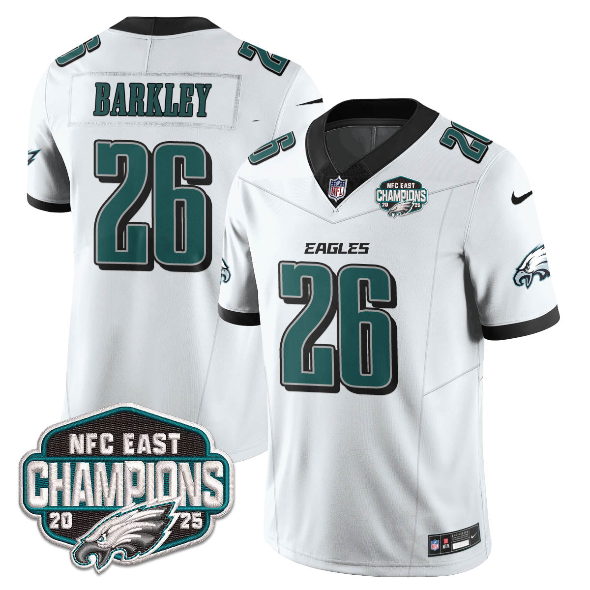 PHI NFC East Champions Vapor Limited Jersey - All Stitched