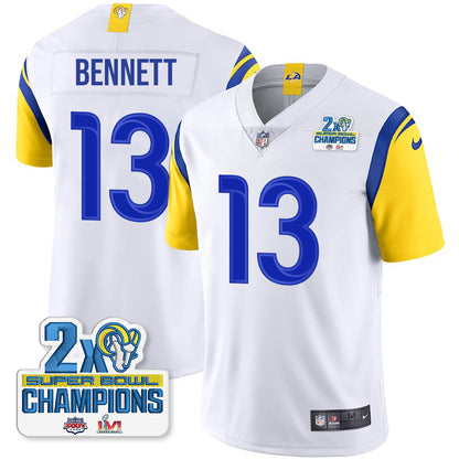 LAR 2-Time Champions Patch Vapor Limited Jersey - All Stitched 1