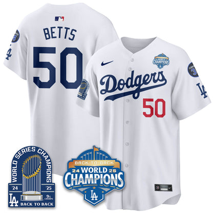 LAD 2025 World Series Champions Jersey - 9x Champs - All Stitched N2