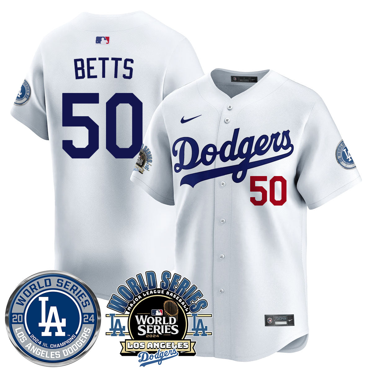 LAD World Series 2024 Jersey - All Stitched