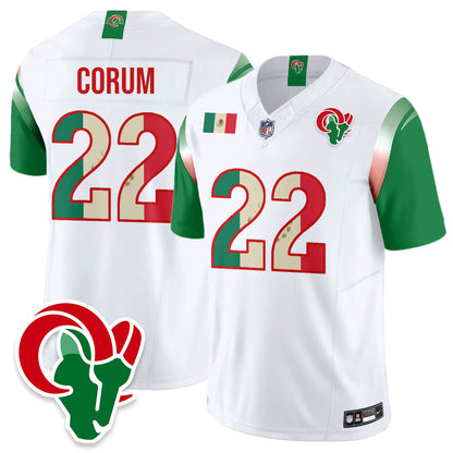 LAR Mexico Vapor Limited Jersey - All Stitched