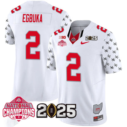 OSU 'Heritage Stripe' 2025 CFP Patch - National Champions Jersey N19 - All Stitched