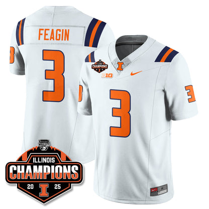 ILL Football 2025 Music City Bowl Champions Limited Jersey - All Stitched
