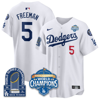 LAD 2025 World Series Champions Jersey - 9x Champs - All Stitched N2