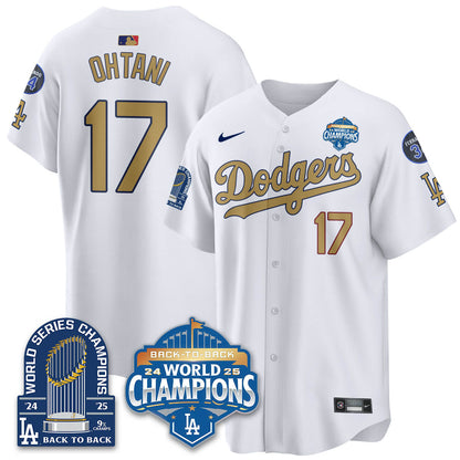 LAD 2025 World Series Champions Jersey - 9x Champs - All Stitched N2