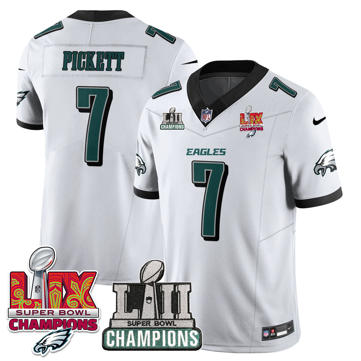 PHI LII-LIX Super Bowl Champions Vapor Limited Jersey - All Stitched