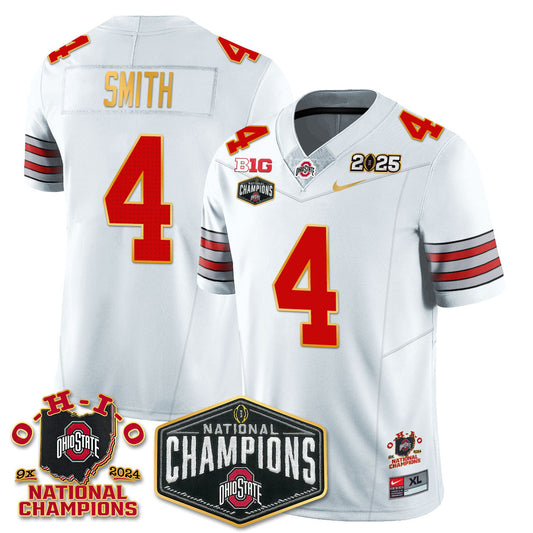 OSU 'Heritage Stripe' 2025 CFP Patch - National Champions Jersey N8 - Stitched