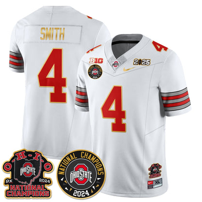 OSU 'Heritage Stripe' 2025 CFP Patch - National Champions Jersey N5 - All Stitched
