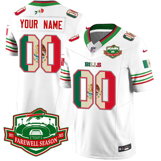 BUF Mexico Vapor Limited Custom Jersey - Stitched
