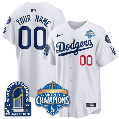 LAD 2025 World Series Champions Jersey - 9x Champs - All Stitched N2
