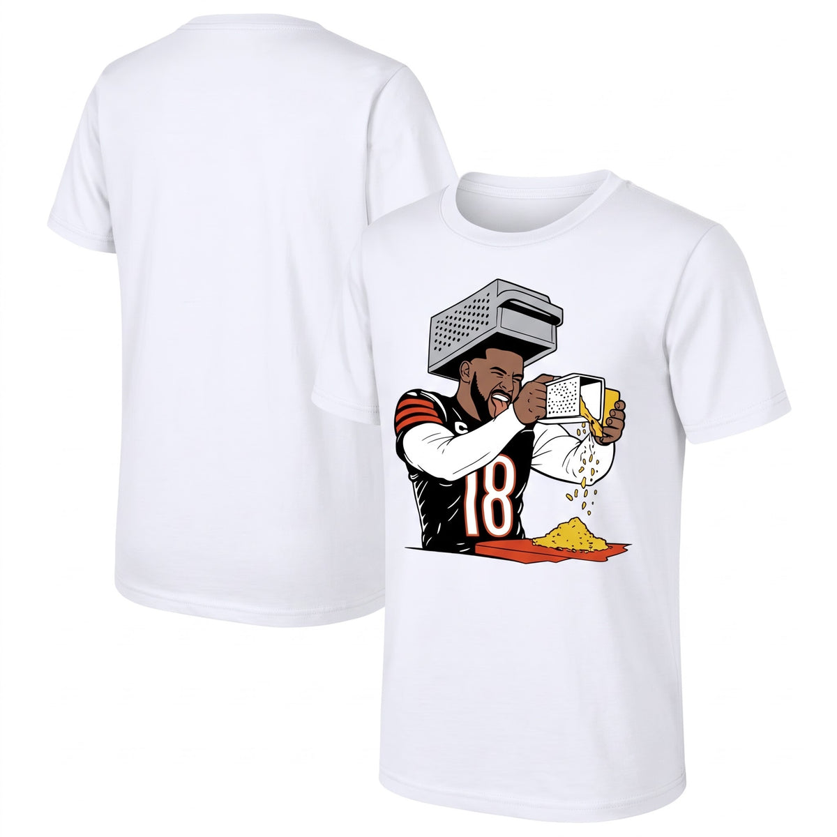 Chicago Bears Caleb Williams One Side Printed T-Shirt V3