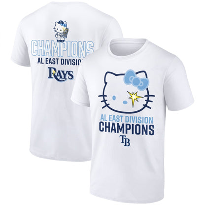 TB x Meow KT AL East Division Champions Two Sides T-Shirt - Printed V4
