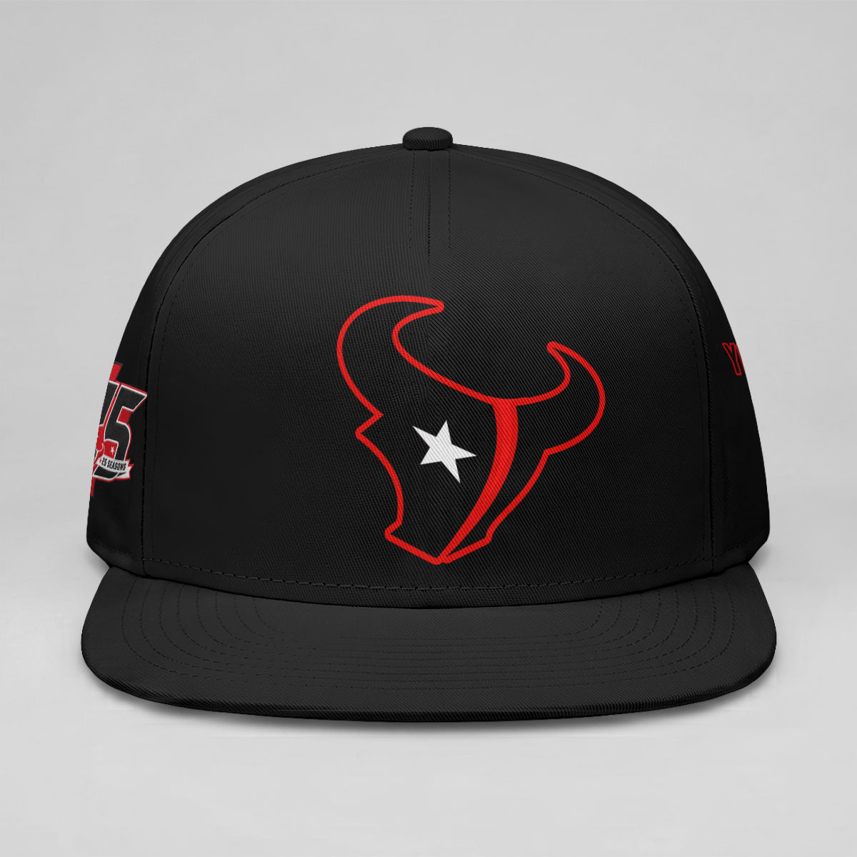 HOU Fan Gear Black Edition Snapback Cap - Printed