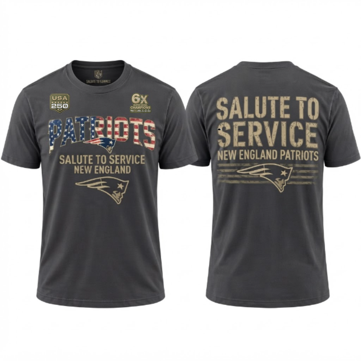 NE Salute To Service 2026 Edition T-Shirt - Printed
