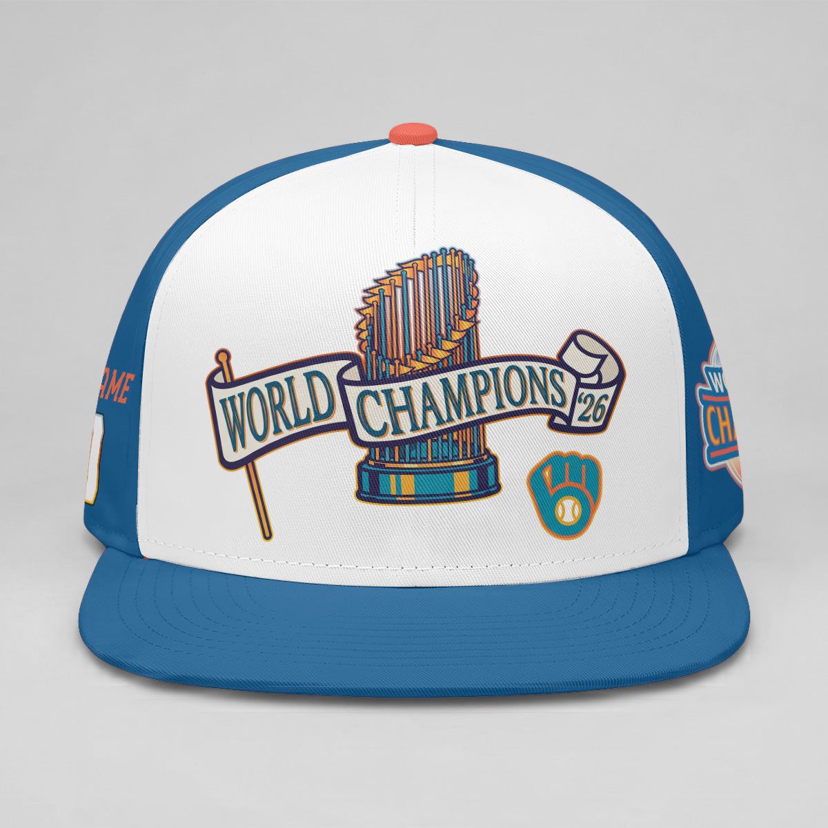 MIL 2026 WS Champions City Connect Personalized Snapback Cap - Printed V7