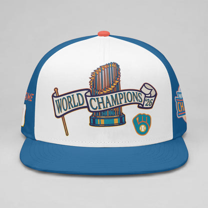 MIL 2026 WS Champions City Connect Personalized Snapback Cap - Printed V7