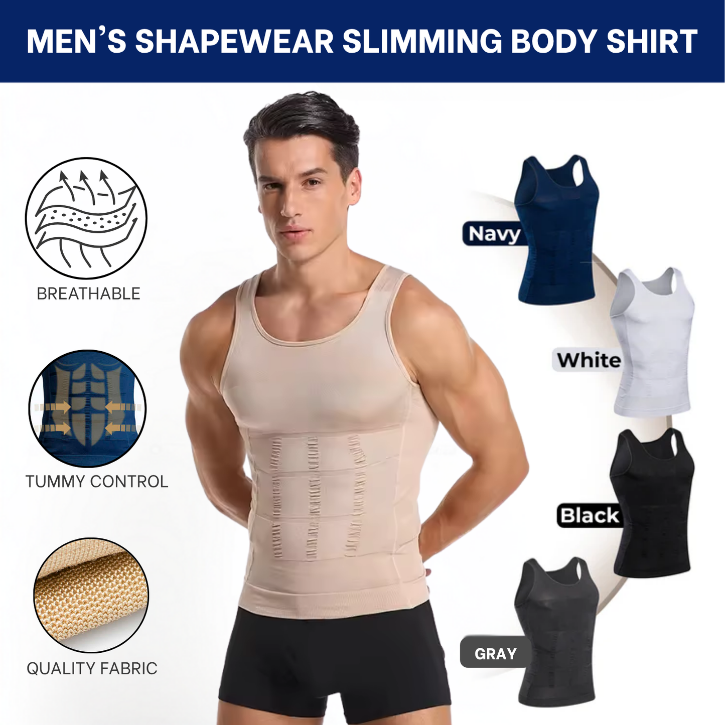 Shapewear Slimming Body Tummy Control Shirt