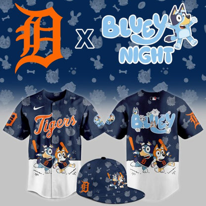 DET 2025 Bluey Night Limited Jersey Printed