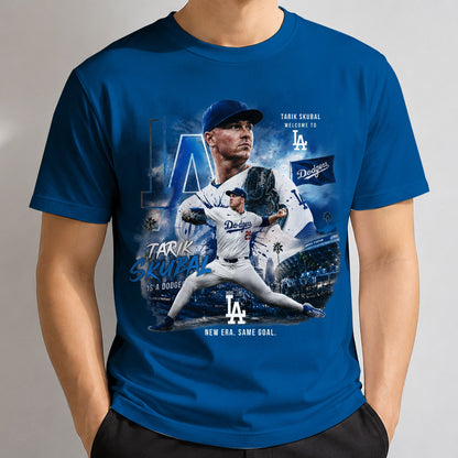 LAD Tarik Skubal Welcome To LA One Side Printed T-Shirt