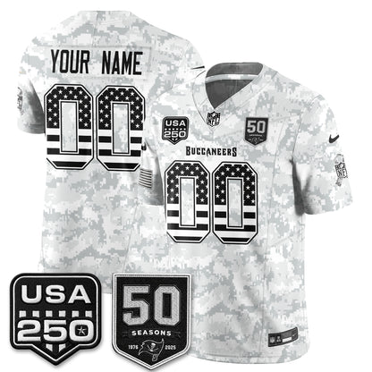 TB 2026 Salute to Service Edition Vapor Custom Jersey - Stitched