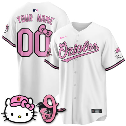 Baltimore Orioles x Meow KT Vapor Premier Limited Custom Jersey - Stitched