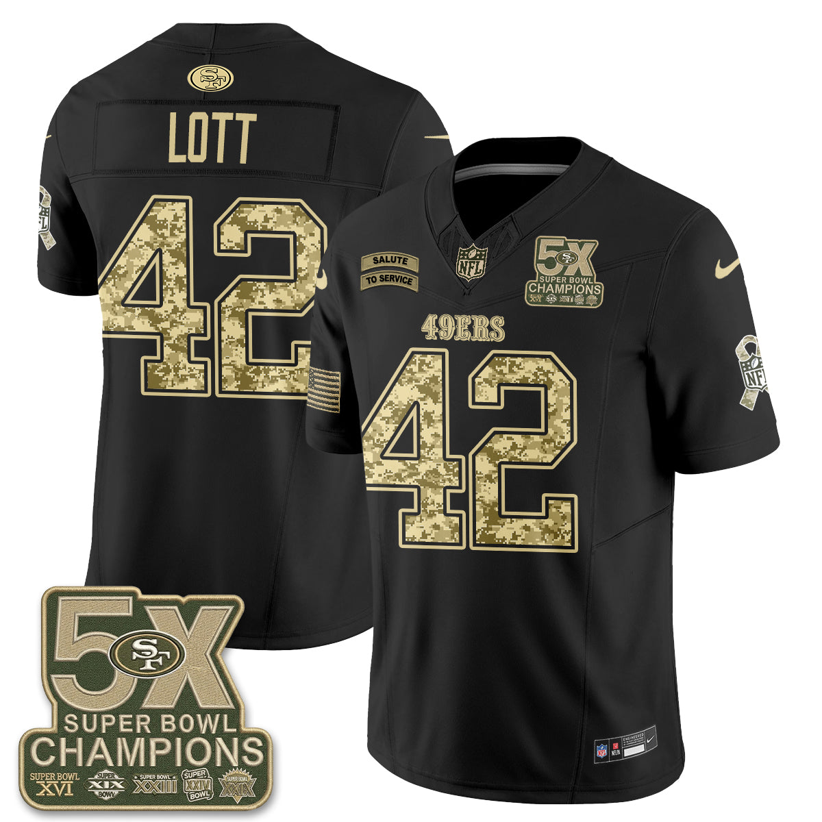 SF 2026 Salute to Service V2 Vapor Jersey - Stitched