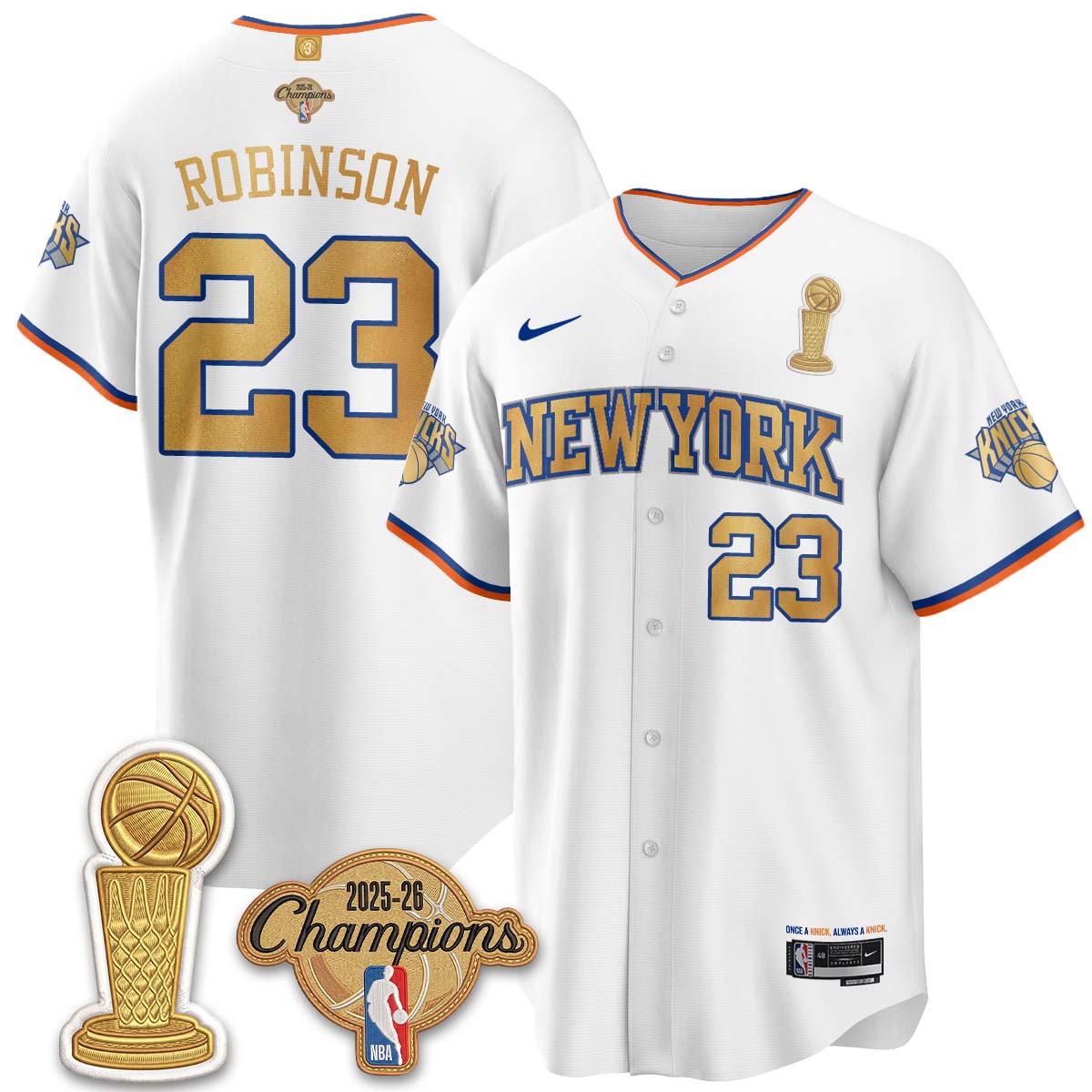 NYK Champions Night Baseball City 25/26 Jersey - Stitched