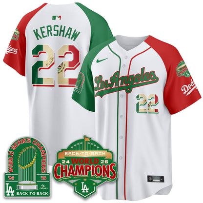 LAD Mexico Vapor Limited Jersey - 9x & B2B Champs - All Stitched