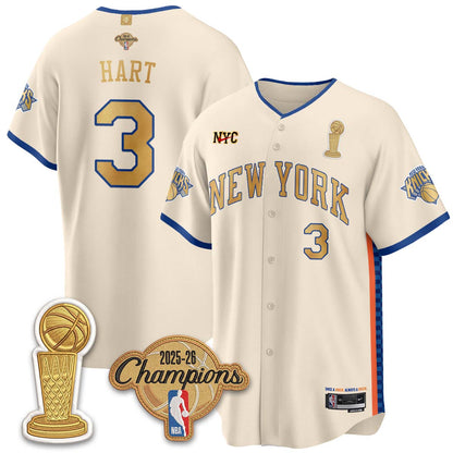 NYK Champions Night Baseball City 25/26 Jersey - Stitched