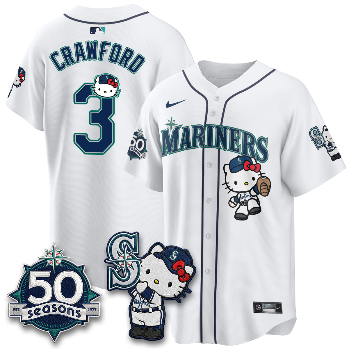 SEA x Meow KT Night Limited Teal Jersey - All Stitched