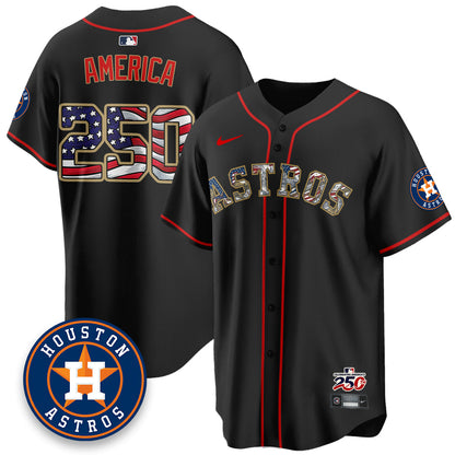 HOU 2026 Independence Day USA Vapor Limited Jersey - Stitched