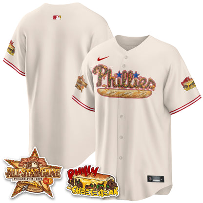 Philadelphia Phillies Cheesesteak Edition Vapor Limited Jersey - Stitched