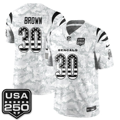 CIN 2026 Salute to Service Vapor Jersey - Stitched