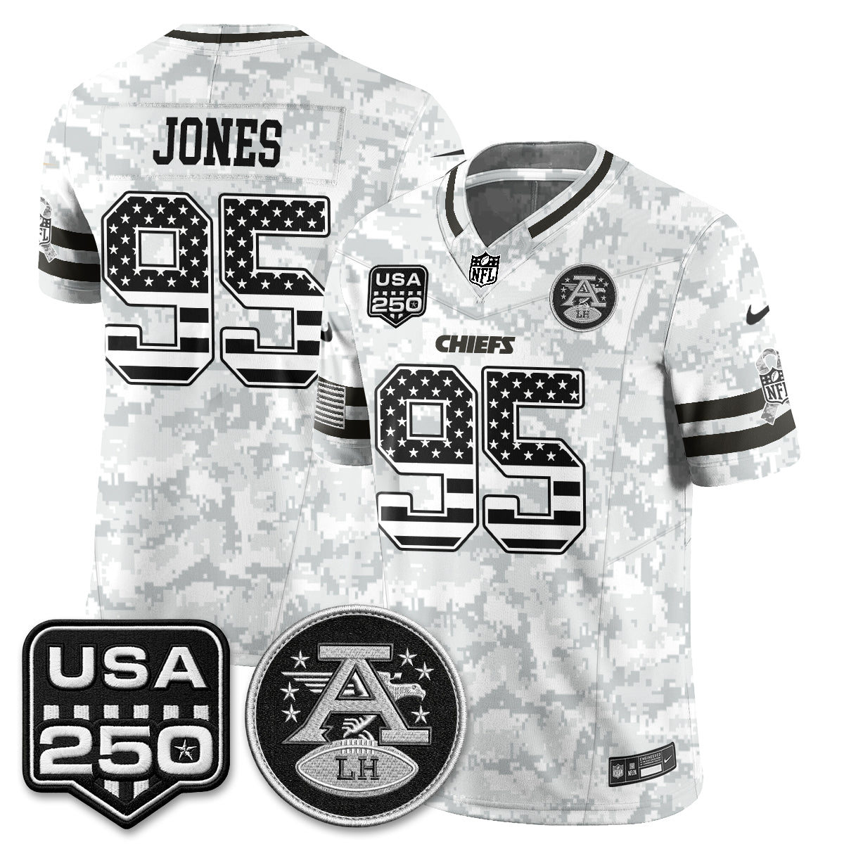 KC 2026 Salute to Service Vapor Jersey - Stitched
