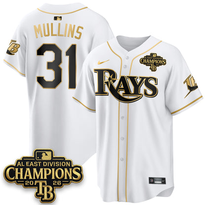 TB 2026 AL East Champs Gold Edition Vapor Jersey - Stitched