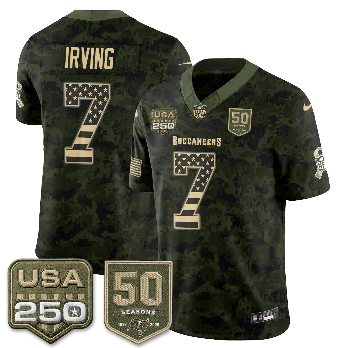 TB 2026 Salute to Service Edition Vapor Jersey - Stitched (Tiktok)
