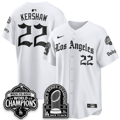 LAD WS Champions Back 2 Back Patch Vapor Premier Limited Gothic Edition Jersey - All Stitched